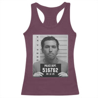 Tyler Robinson Mugshot Racerback Tank Top Justice For Charlie Kirk - Wonder Print Shop