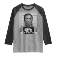 Tyler Robinson Mugshot Raglan Shirt Justice For Charlie Kirk - Wonder Print Shop