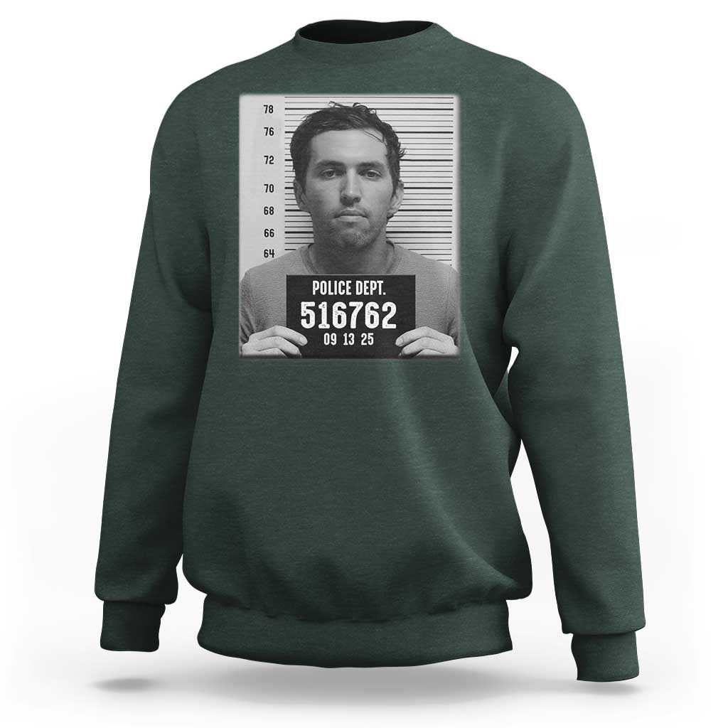 Tyler Robinson Mugshot Sweatshirt Justice For Charlie Kirk - Wonder Print Shop