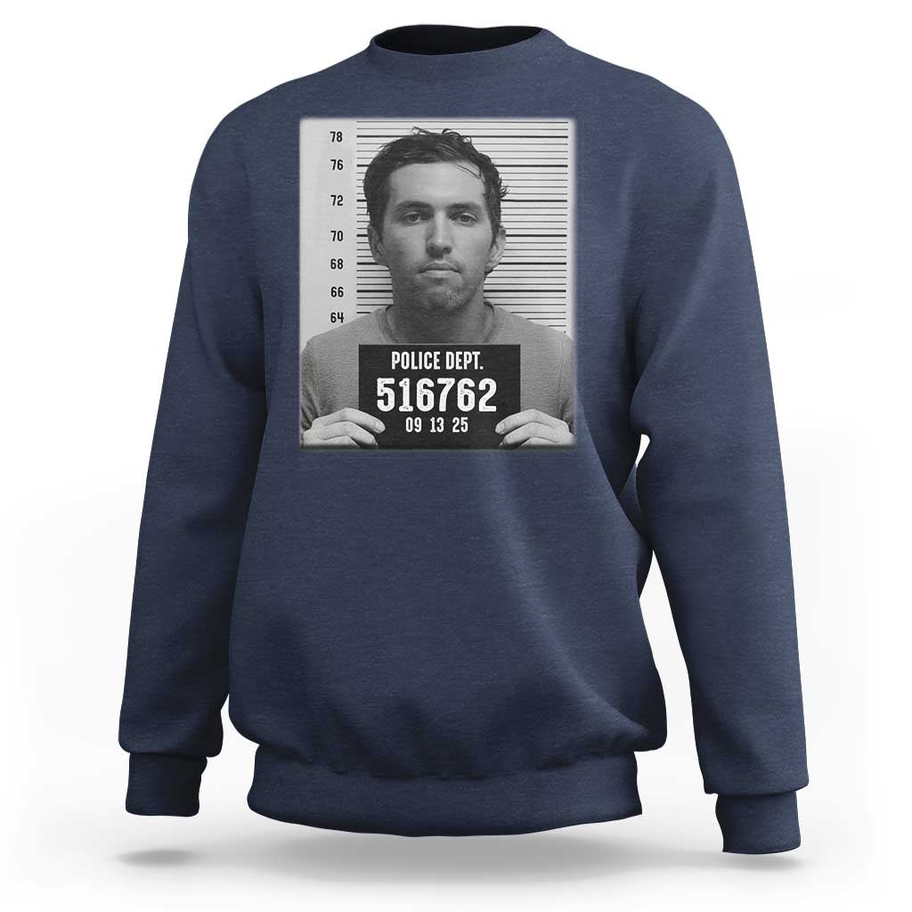 Tyler Robinson Mugshot Sweatshirt Justice For Charlie Kirk - Wonder Print Shop