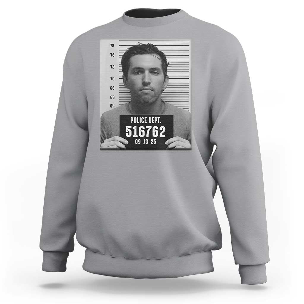 Tyler Robinson Mugshot Sweatshirt Justice For Charlie Kirk - Wonder Print Shop