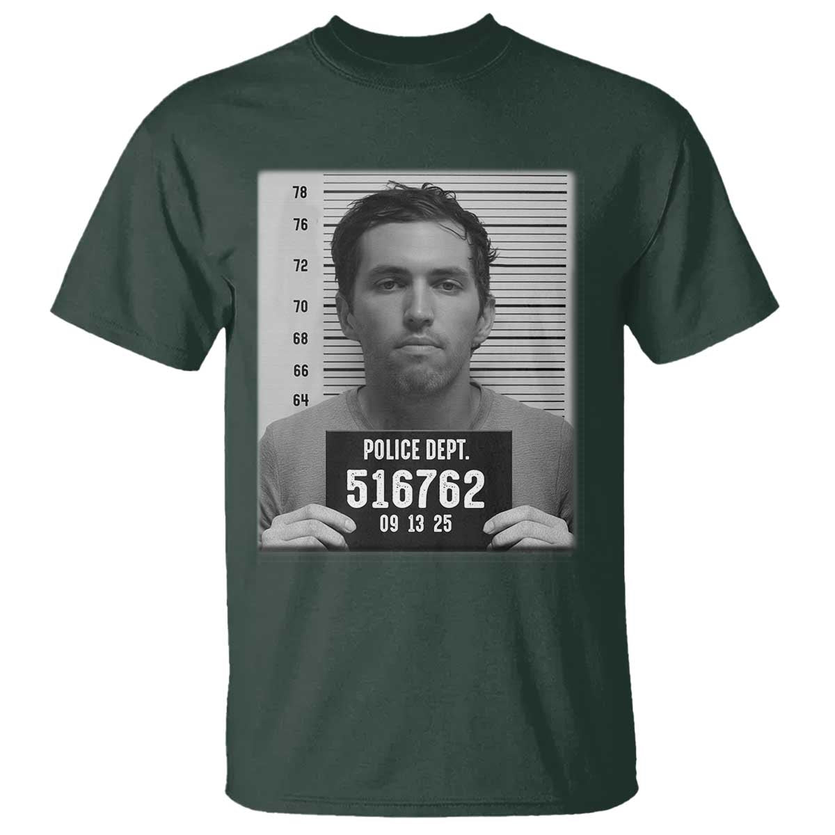 Tyler Robinson Mugshot T Shirt Justice For Charlie Kirk - Wonder Print Shop