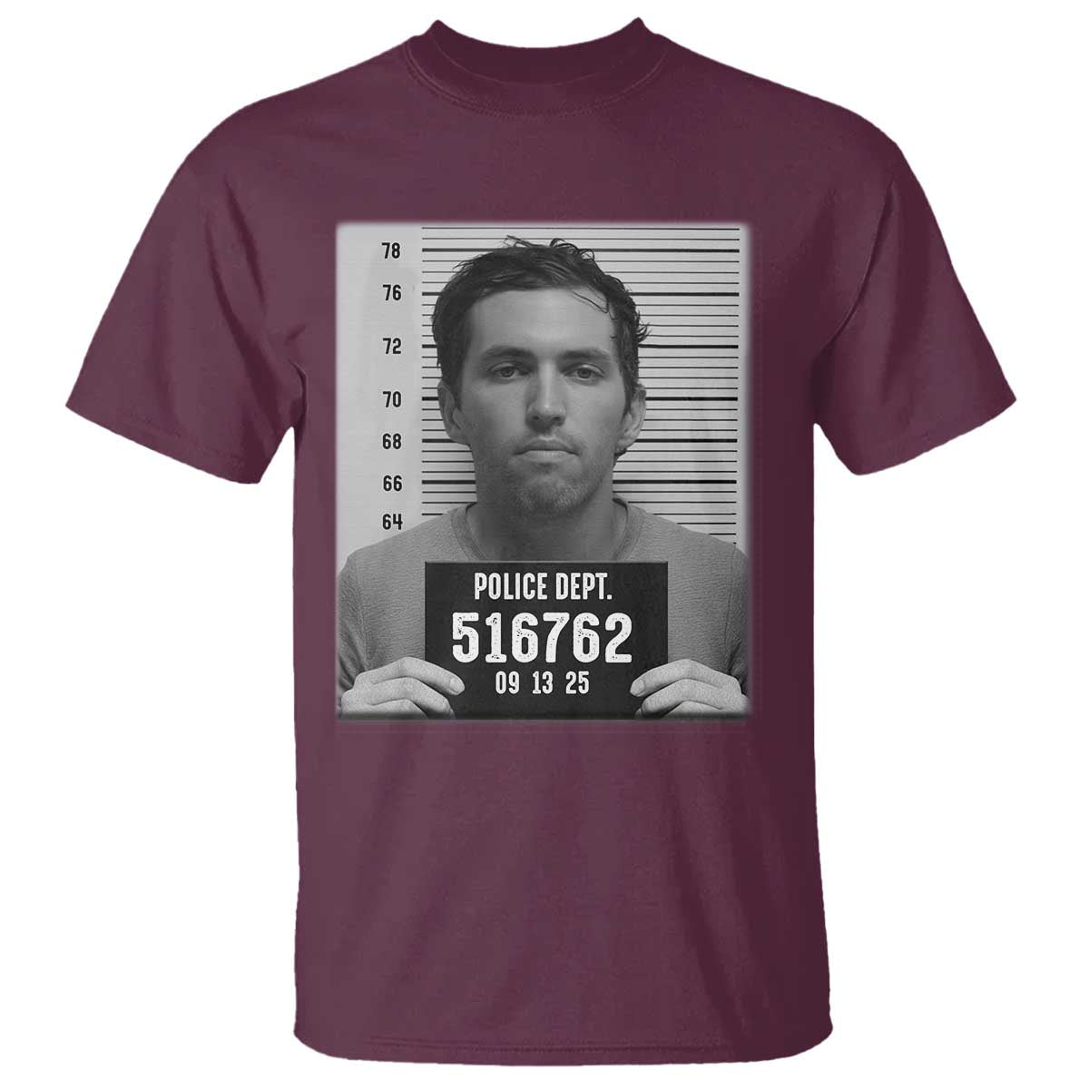 Tyler Robinson Mugshot T Shirt Justice For Charlie Kirk - Wonder Print Shop