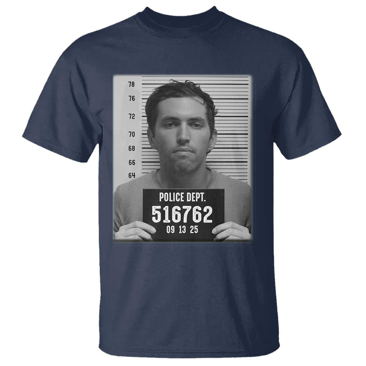 Tyler Robinson Mugshot T Shirt Justice For Charlie Kirk - Wonder Print Shop