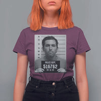 Tyler Robinson Mugshot T Shirt For Women Justice For Charlie Kirk - Wonder Print Shop