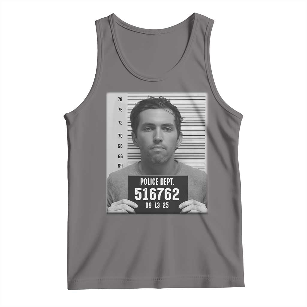 Tyler Robinson Mugshot Tank Top Justice For Charlie Kirk - Wonder Print Shop