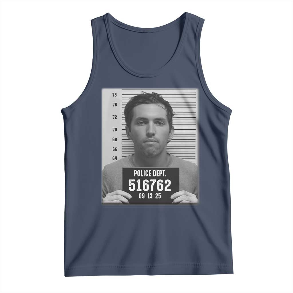 Tyler Robinson Mugshot Tank Top Justice For Charlie Kirk - Wonder Print Shop