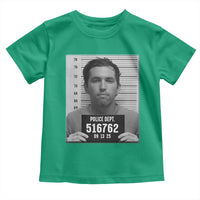 Tyler Robinson Mugshot Toddler T Shirt Justice For Charlie Kirk - Wonder Print Shop