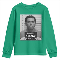 Tyler Robinson Mugshot Youth Sweatshirt Justice For Charlie Kirk - Wonder Print Shop