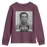 Tyler Robinson Mugshot Youth Sweatshirt Justice For Charlie Kirk - Wonder Print Shop