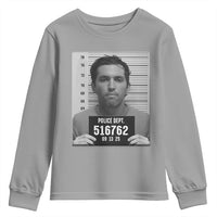 Tyler Robinson Mugshot Youth Sweatshirt Justice For Charlie Kirk - Wonder Print Shop
