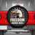Freedom Never Dies Spare Tire Cover Bold Patriotic Eagle Graphic for True American Patriots - Wonder Print Shop