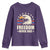 Freedom Never Dies Youth Sweatshirt Bold Patriotic Eagle Graphic for True American Patriots - Wonder Print Shop