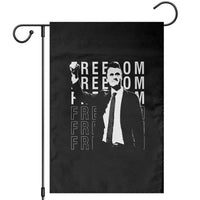 Freedom Charlie Kirk Tribute Garden Flag A True Patriot Leagacy Memorial - Wonder Print Shop