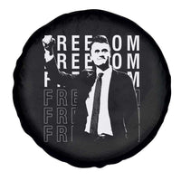 Freedom Charlie Kirk Tribute Spare Tire Cover A True Patriot Leagacy Memorial - Wonder Print Shop