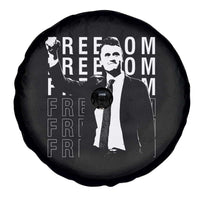 Freedom Charlie Kirk Tribute Spare Tire Cover A True Patriot Leagacy Memorial - Wonder Print Shop