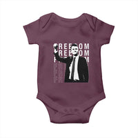 Freedom Charlie Kirk Tribute Baby Onesie A True Patriot Leagacy Memorial - Wonder Print Shop