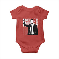 Freedom Charlie Kirk Tribute Baby Onesie A True Patriot Leagacy Memorial - Wonder Print Shop