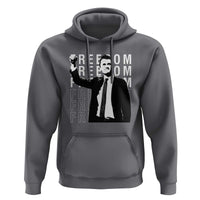 Freedom Charlie Kirk Tribute Hoodie A True Patriot Leagacy Memorial - Wonder Print Shop