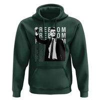 Freedom Charlie Kirk Tribute Hoodie A True Patriot Leagacy Memorial - Wonder Print Shop
