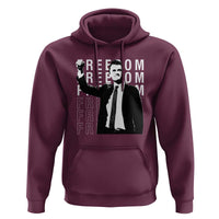 Freedom Charlie Kirk Tribute Hoodie A True Patriot Leagacy Memorial - Wonder Print Shop