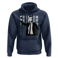 Freedom Charlie Kirk Tribute Hoodie A True Patriot Leagacy Memorial - Wonder Print Shop
