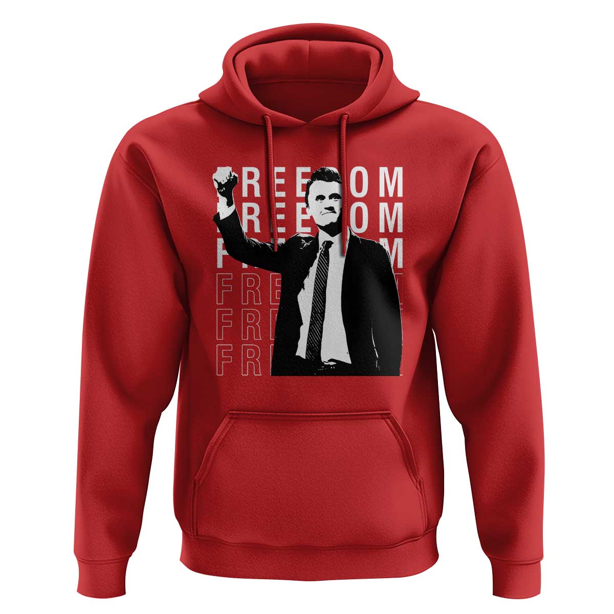Freedom Charlie Kirk Tribute Hoodie A True Patriot Leagacy Memorial - Wonder Print Shop