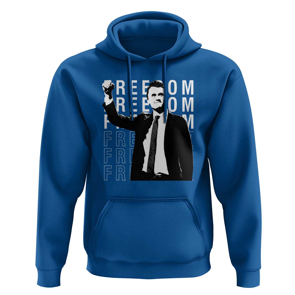 Freedom Charlie Kirk Tribute Hoodie A True Patriot Leagacy Memorial - Wonder Print Shop
