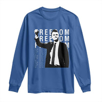 Freedom Charlie Kirk Tribute Long Sleeve Shirt A True Patriot Leagacy Memorial - Wonder Print Shop
