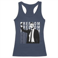 Freedom Charlie Kirk Tribute Racerback Tank Top A True Patriot Leagacy Memorial - Wonder Print Shop