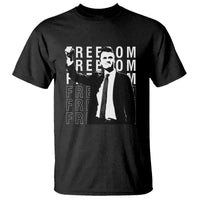 Freedom Charlie Kirk Tribute T Shirt A True Patriot Leagacy Memorial - Wonder Print Shop