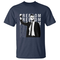 Freedom Charlie Kirk Tribute T Shirt A True Patriot Leagacy Memorial - Wonder Print Shop