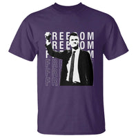 Freedom Charlie Kirk Tribute T Shirt A True Patriot Leagacy Memorial - Wonder Print Shop