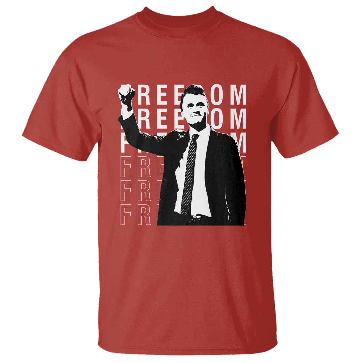 Freedom Charlie Kirk Tribute T Shirt A True Patriot Leagacy Memorial - Wonder Print Shop
