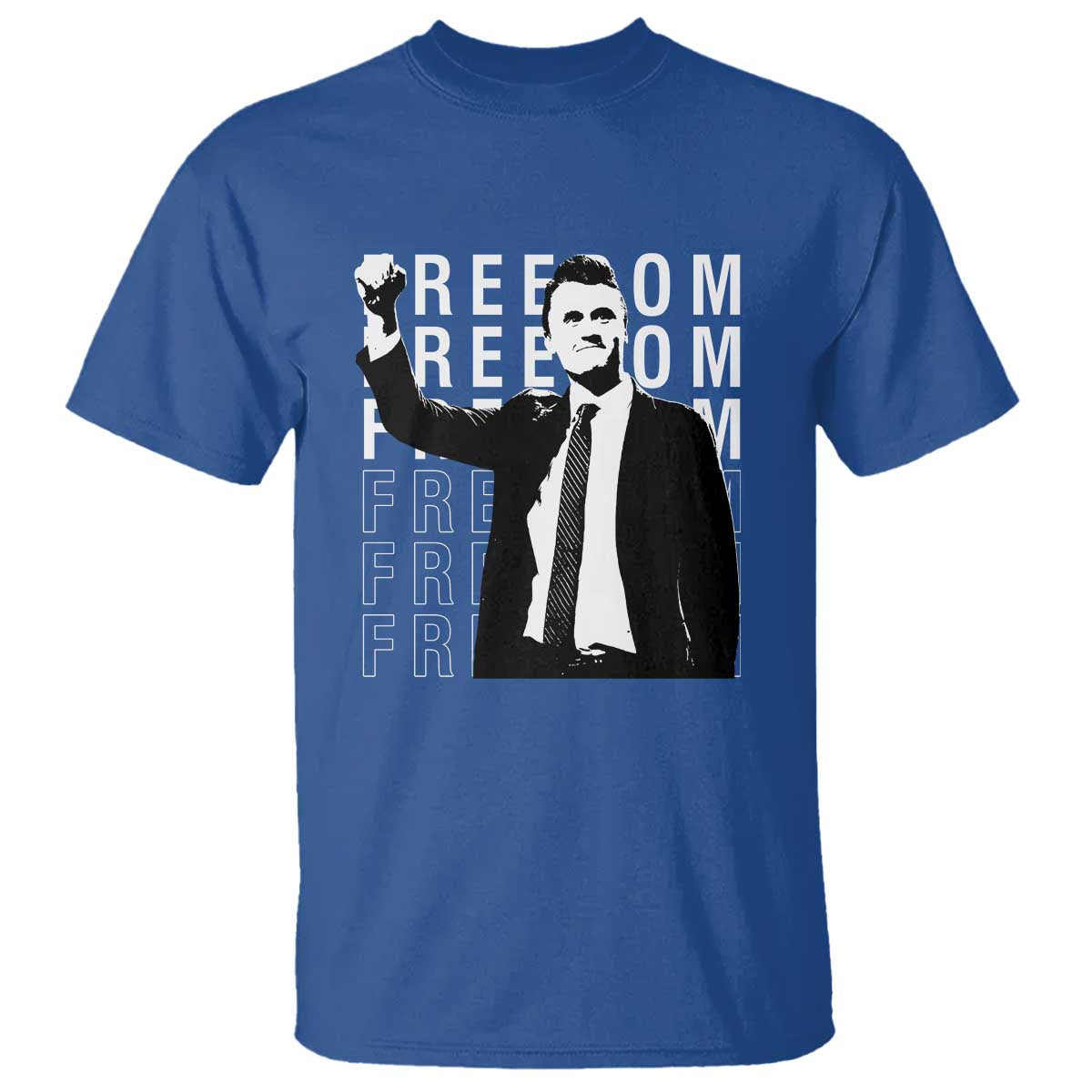 Freedom Charlie Kirk Tribute T Shirt A True Patriot Leagacy Memorial - Wonder Print Shop