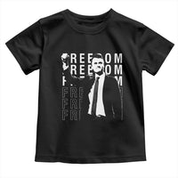 Freedom Charlie Kirk Tribute Toddler T Shirt A True Patriot Leagacy Memorial - Wonder Print Shop