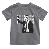Freedom Charlie Kirk Tribute Toddler T Shirt A True Patriot Leagacy Memorial - Wonder Print Shop
