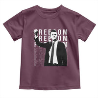 Freedom Charlie Kirk Tribute Toddler T Shirt A True Patriot Leagacy Memorial - Wonder Print Shop