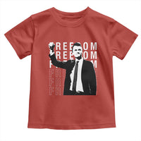 Freedom Charlie Kirk Tribute Toddler T Shirt A True Patriot Leagacy Memorial - Wonder Print Shop