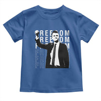 Freedom Charlie Kirk Tribute Toddler T Shirt A True Patriot Leagacy Memorial - Wonder Print Shop