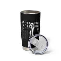 Freedom Charlie Kirk Tribute Tumbler Cup A True Patriot Leagacy Memorial - Wonder Print Shop