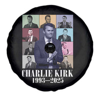 Legacy of Charlie Kirk Spare Tire Cover 1993 2025 Memorial Pop Art Tribute Graphic - Wonder Print Shop