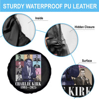 Legacy of Charlie Kirk Spare Tire Cover 1993 2025 Memorial Pop Art Tribute Graphic - Wonder Print Shop
