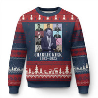 Legacy of Charlie Kirk Ugly Christmas Sweater 1993 2025 Memorial Pop Art Tribute Graphic - Wonder Print Shop