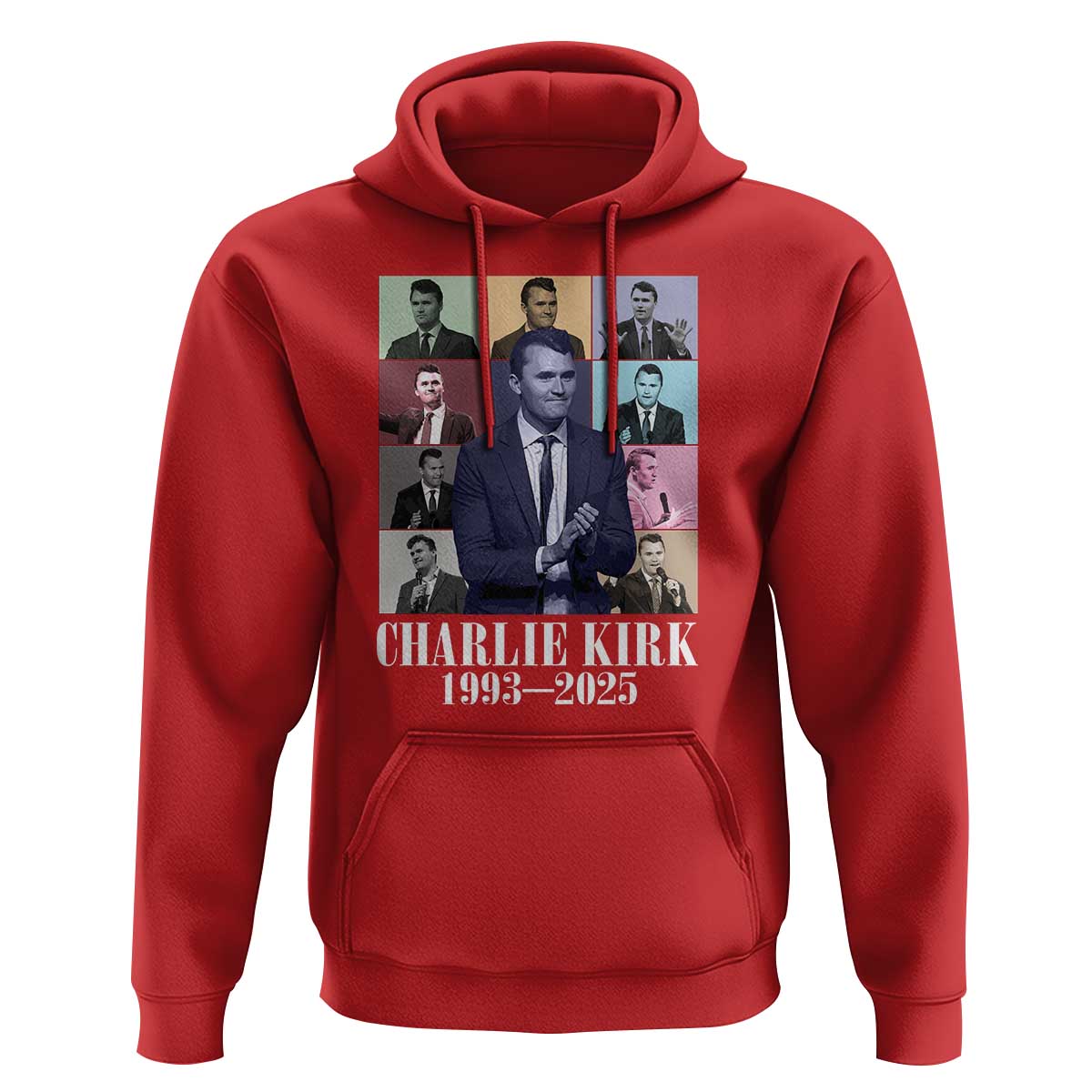 Legacy of Charlie Kirk Hoodie 1993 2025 Memorial Pop Art Tribute Graphic - Wonder Print Shop