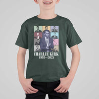 Legacy of Charlie Kirk T Shirt For Kid 1993 2025 Memorial Pop Art Tribute Graphic - Wonder Print Shop