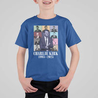 Legacy of Charlie Kirk T Shirt For Kid 1993 2025 Memorial Pop Art Tribute Graphic - Wonder Print Shop