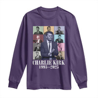 Legacy of Charlie Kirk Long Sleeve Shirt 1993 2025 Memorial Pop Art Tribute Graphic - Wonder Print Shop