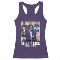 Legacy of Charlie Kirk Racerback Tank Top 1993 2025 Memorial Pop Art Tribute Graphic - Wonder Print Shop