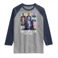 Legacy of Charlie Kirk Raglan Shirt 1993 2025 Memorial Pop Art Tribute Graphic - Wonder Print Shop